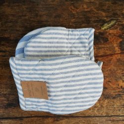 Grydelapper Lys Bl Frog Medium 2 stk