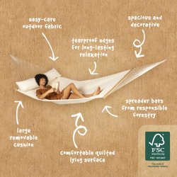 Alabama Vanilla Kingsize Hngekje