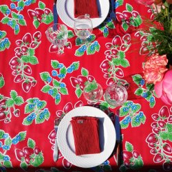 Fresa Rd voksdug med Jordbr