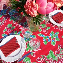 Fresa Rd voksdug med Jordbr