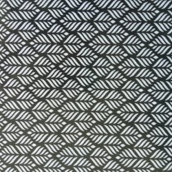 Rund voksdug 140 cm Trigo Sort  Au Maison