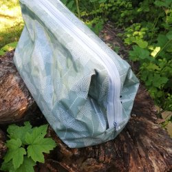 Toilettaske Gr�n Lotus - Au Maison