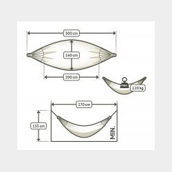 Brisa Seasalt Hngekje Dobbelt XL