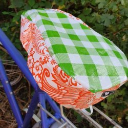 Cykelsadelovertrk Margit GrnXL/Orange