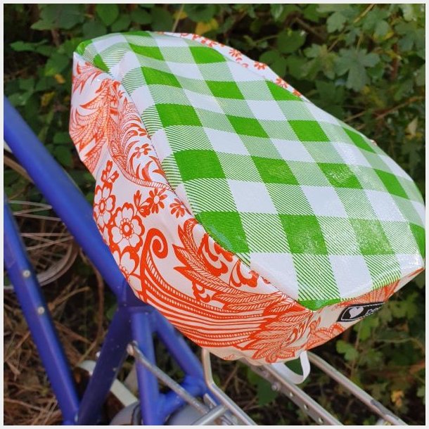 Cykelsadelovertrk Margit GrnXL/Orange