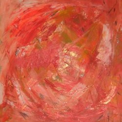 Lysglimt Maleri  60 x 60 cm