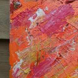 Maleri Solopgang 80 x 40 cm