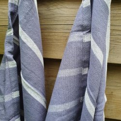 Viskestykke Bomuld Stribet Bl Au Maison