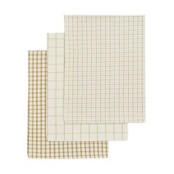 Viskestykke Mix Beige Khaki Ternet