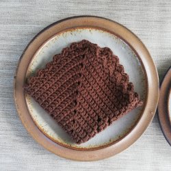 Rund voksdug med Elastik Beige Retro 158 cm