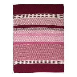 Jaquard Strikket �kologisk H�ndkl�de Berry R�d/Bordeaux