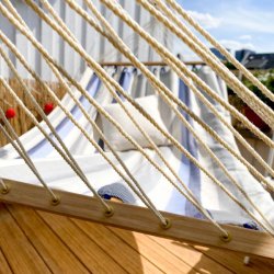 der er godt med plads i den vandafvisende h�ngek�je