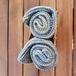 Karklude Multikulr Bl Gule Meleret