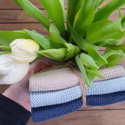 smukke havbl� �kologiske karklude