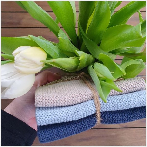 smukke havbl� �kologiske karklude