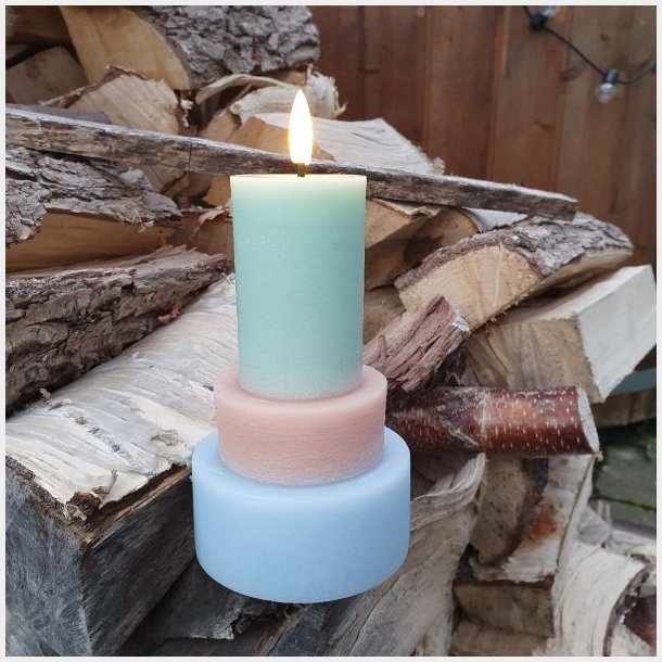 LED Bloklys Grn Bl Brun