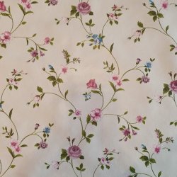 Rund voksdug med elastik 60 cm Outlet Michelle Blomst