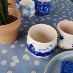 Au Maison Voksdug Bobbi Lys Bl Prikker