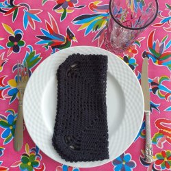 Aves Fuchsia Voksdug med Fugle