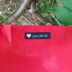 Brneforklde Voksdug Rd Ensfarvet