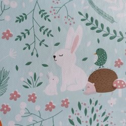 B�rnevoksdug med Skovdyr