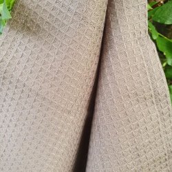 Vaffelvvet Brun Karklud Walnut