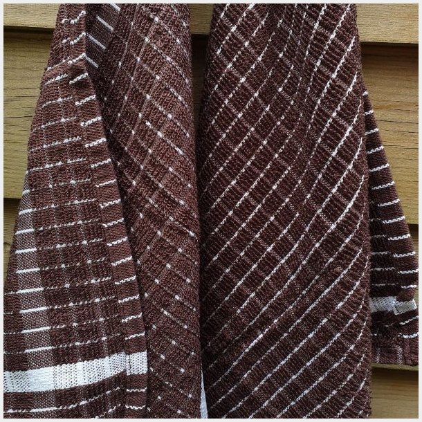 Viskestykke Frott Brun