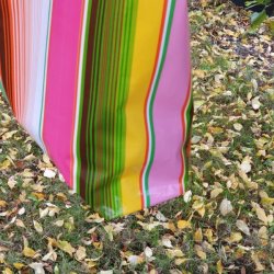 Taske Emily Mexico Stribet Voksdug