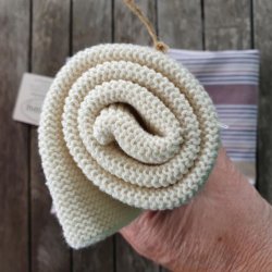 Hndklde Cremefarvet/Natur