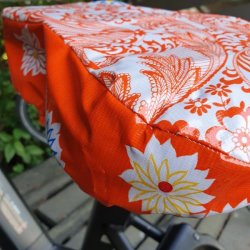 Cykelsadelovertrk Margit Orange Mix