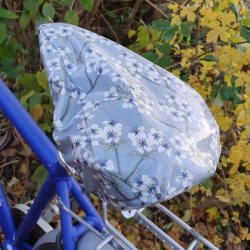 Cykelsadelovertrk Margit Dusty Blue Amalie