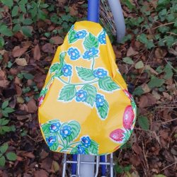 Cykelsadelovertr�k Margit Gul Fresa