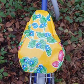 Cykelsadelovertr�k Margit Gul Fresa