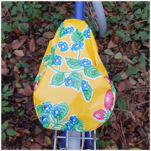 Cykelsadelovertr�k Margit Gul Fresa