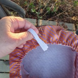 Cykelsadelovertr�k Margit Lilla Orange