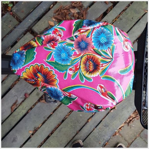 Cykelsadelovertr�k Margit Nicoline Pink