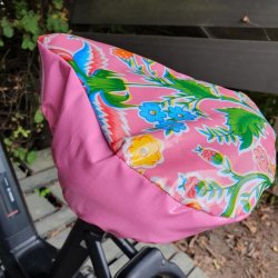 pink cykelsadelovertrk fra siden