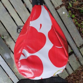 Cykelsadelovertr�k i Voksdug Margit R�de �bler