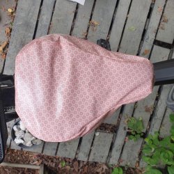 Cykelsadelovertr�k Margit Belle Fleur Rosa