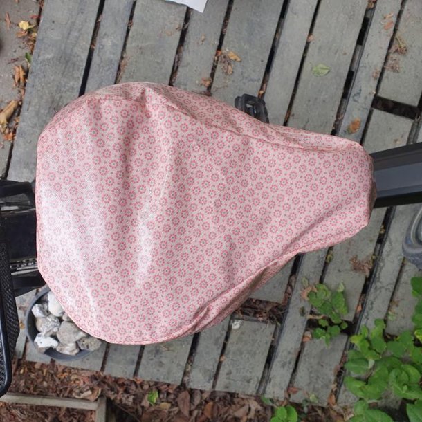 Cykelsadelovertr�k Margit Belle Fleur Rosa