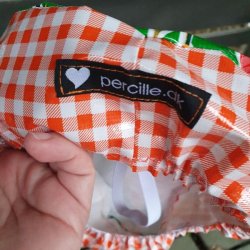 Cykelsadelovertr�k i Voksdug Margit Gr�n og Orange Tern