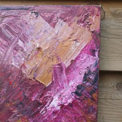 Omfavnelse Maleri 20 x 40 cm