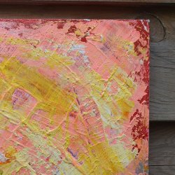 Maleri Solopgang 80 x 40 cm