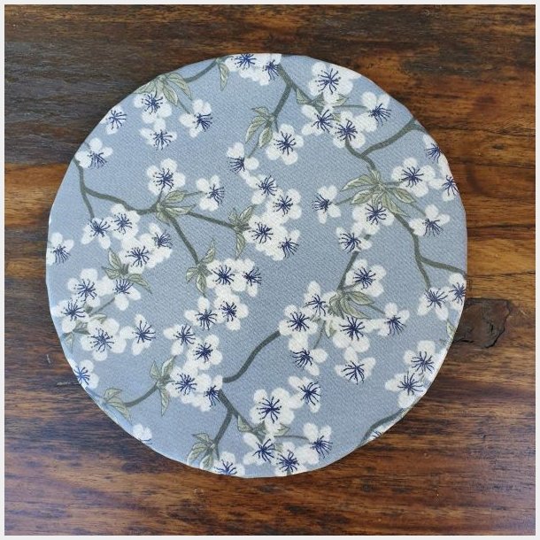 Rund Voksdug Elastik Au Maison Amalie Dusty Blue 140 cm