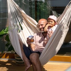 Habana kologisk Kingsize Hngestol Latte