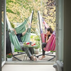 Fiji Anthracite H�ngestolestativ S�t med Cumbia �kologisk Medium H�ngestol Agave