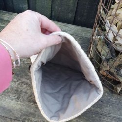 Kaffehtte Strik Rosa