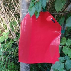 Brneforklde Voksdug Rd Ensfarvet