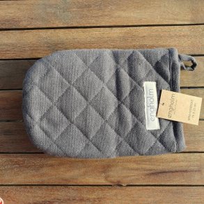 smart gr grydelap i genbrugsbomuld