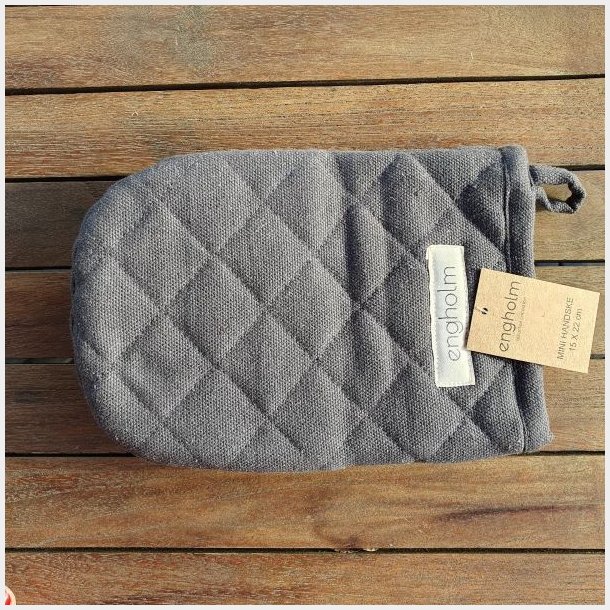 smart gr grydelap i genbrugsbomuld